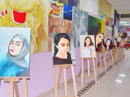 MIS Students Art display